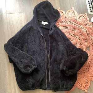 Black Fuzzy Jacket